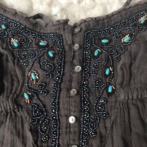 Abercrombie & Fitch Tops - Abercrombie beaded tank top Abercrombie & Fitch Tops - Abercrombie beaded tank top